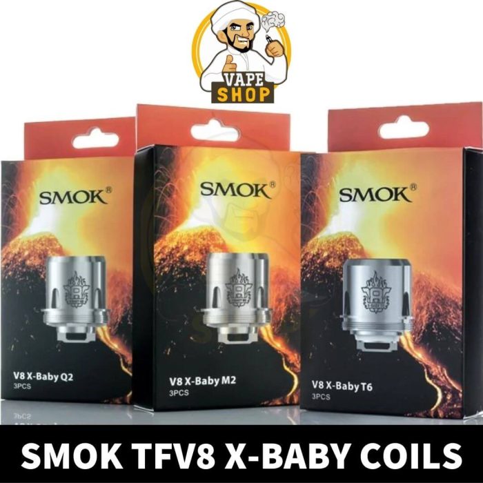 PACK SMOK TFV8 X-BABY REPLACEMENT COILS