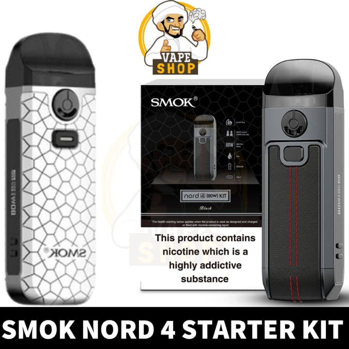 Smok Nord 4 Starter Kit Vape Pod 12 COLORS - Vape Shop AE