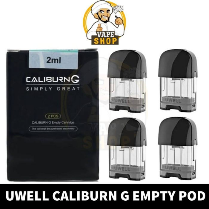 Uwell Caliburn G Empty Pod Cartridge Pack of 2 Pics Buy in Dubai UAE