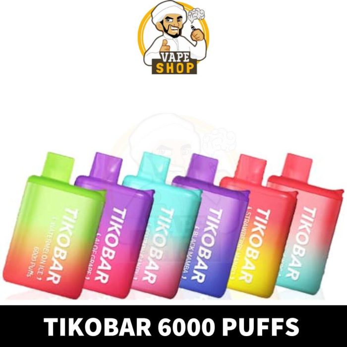 TIKOBAR 6000 PUFFS IN UAE