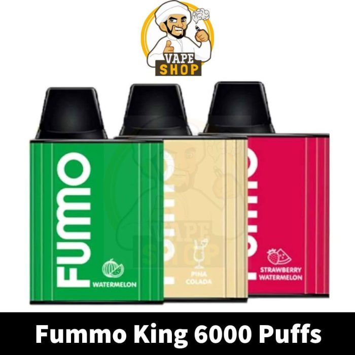 Fummo King 6000 Puffs In UAE