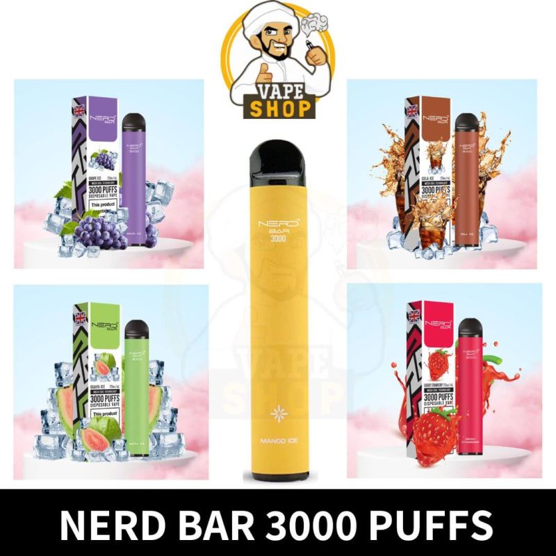 NERD BAR 3000 PUFFS IN UAE Dubai