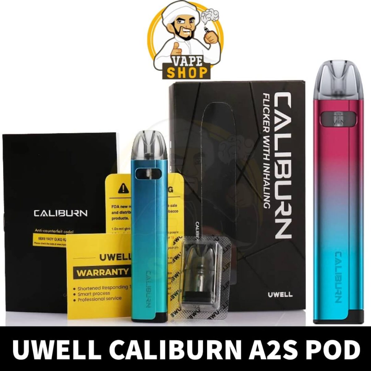Buy Uwell Caliburn A2S New Best Disposable Pod In UAE Dubai
