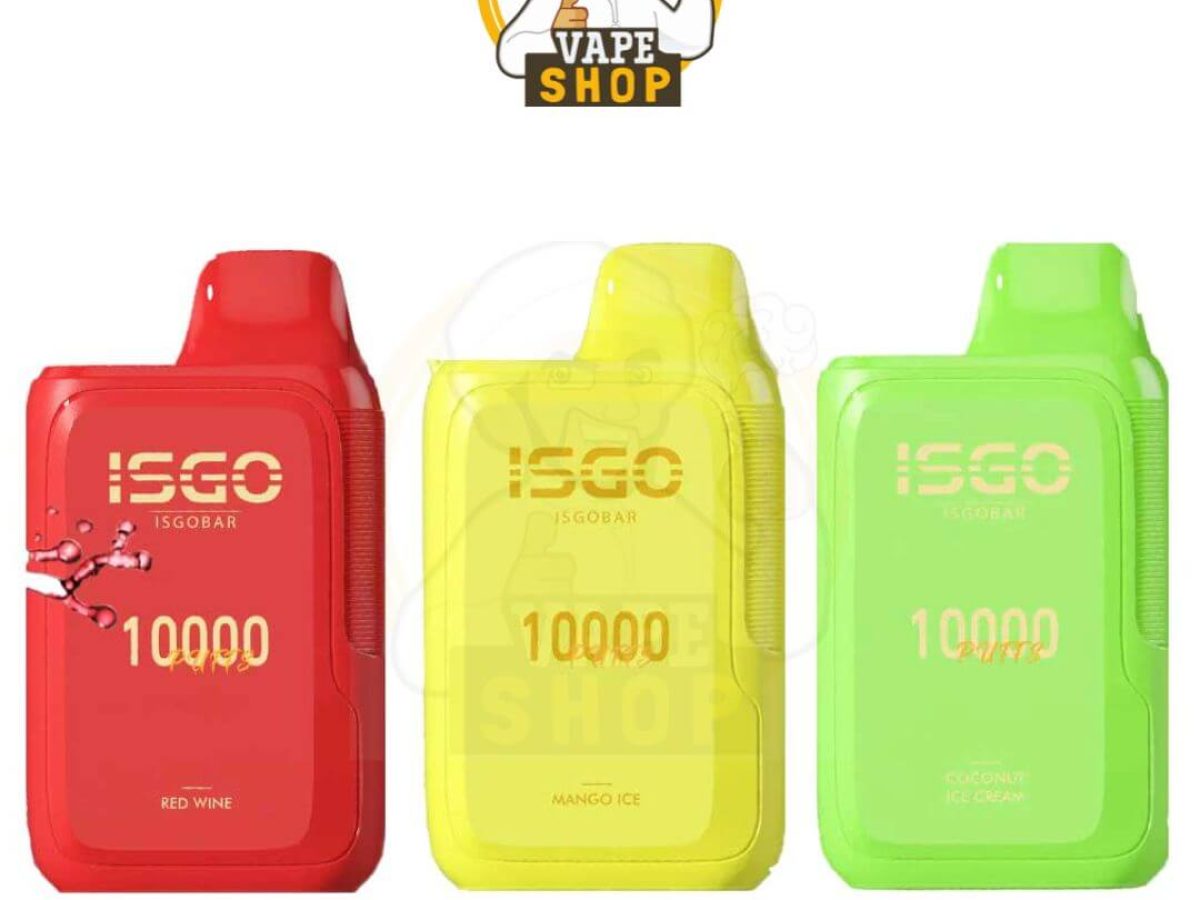 Isgo Bar 10000 disposable vape UAE, budget beast vaping Dubai, smart vaping value - ISGO BAR 10000 Puffs 5% nicotine Disposable Vape shop In Dubai ...