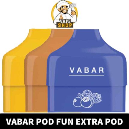 Popular VABAR Pod Fun Extra Pod 10000 Puffs Disposable Vape in Dubai. VABAR Pod Fun 1000 Puffs Disposable Pod Device shop near me