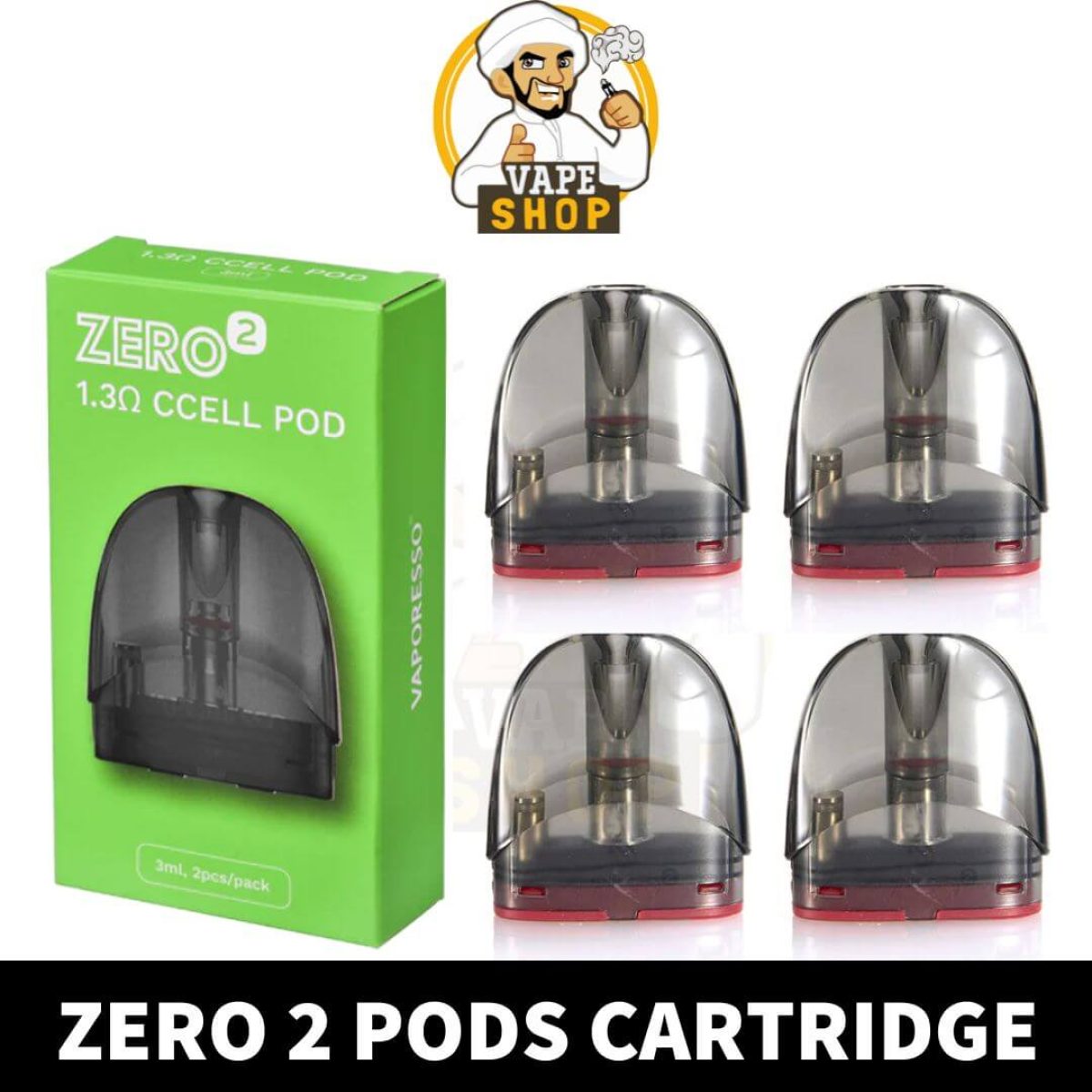 VAPORESSO ZERO 2 PODS CARTRIDGE VAPORESSO ZERO 2 PODS CARTRIDGE