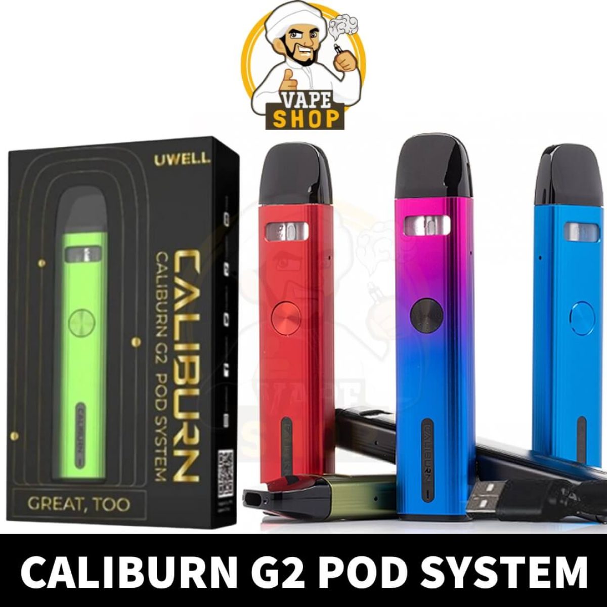 Uwell Caliburn G2 20W Pod System In Dubai - Vape Shop AE