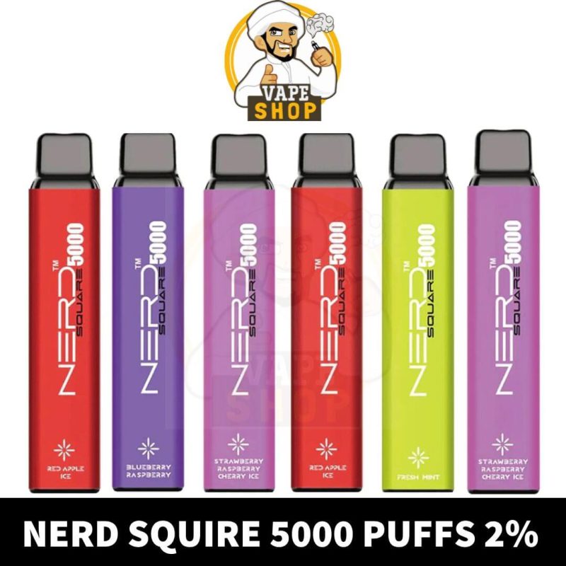 Nerd squire 5000 puffs 2% nicotine In UAE