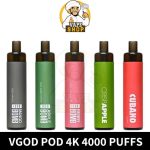 Best Vgod Pod 4k 4000 Puffs Disposable 20Mg & 50 Mg In UAE