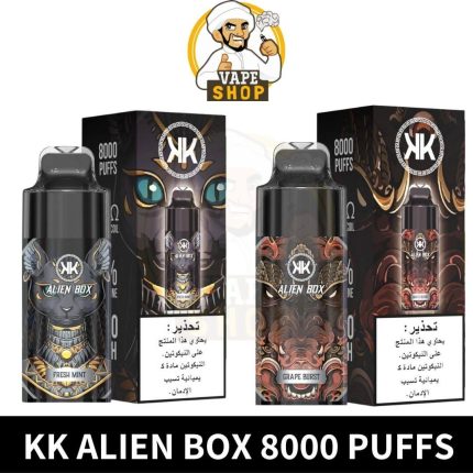 Best KK Alien Box 8000 Puffs 5% Disposable Vape In Dubai