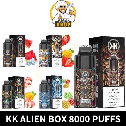 Best KK Alien Box 8000 Puffs 5% Disposable Vape In Dubai Near Me