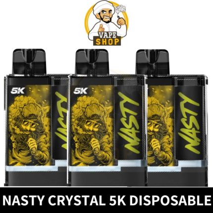 Nasty Crystal 5K Disposable 5000Puffs Rechargeable Vape in Dubai, UAE – 500mAh Vape