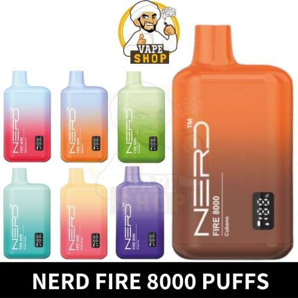 Best Nerd Fire 8000 Puffs Disposable Vape In Dubai Near me