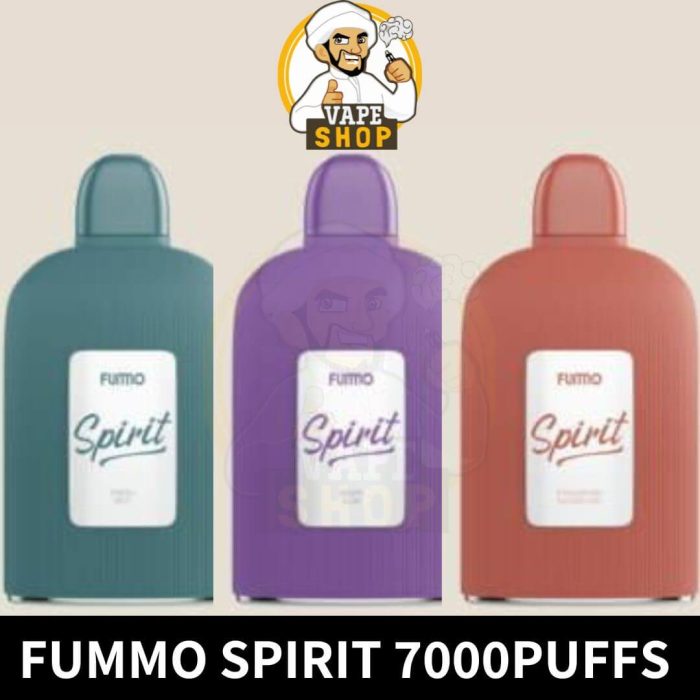 Fummo Spirit Disposable 7000Puffs 2% Rechargeable Vape - Fummo Spirit 7000Puffs - Fummo 7000Puffs - Vape Shop near me vape dubai
