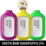 Insta Bar Disposable 5000 Puffs 2% Nicotine Rechargeable Vape in Dubai - Insta bar vape-InstaBar 5000Puffs-Insta Bar 5000Puffs near me