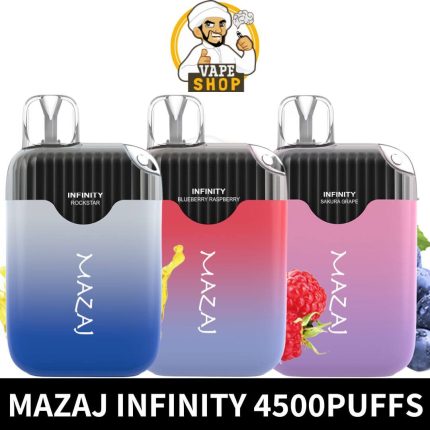 Mazaj Infinity Disposable 4500Puffs 5% Rechargeable Vape in Dubai, UAE- Mazaj infinity Dubai- Mazaj 4500Puffs Disposable- Vape near me vape dubai