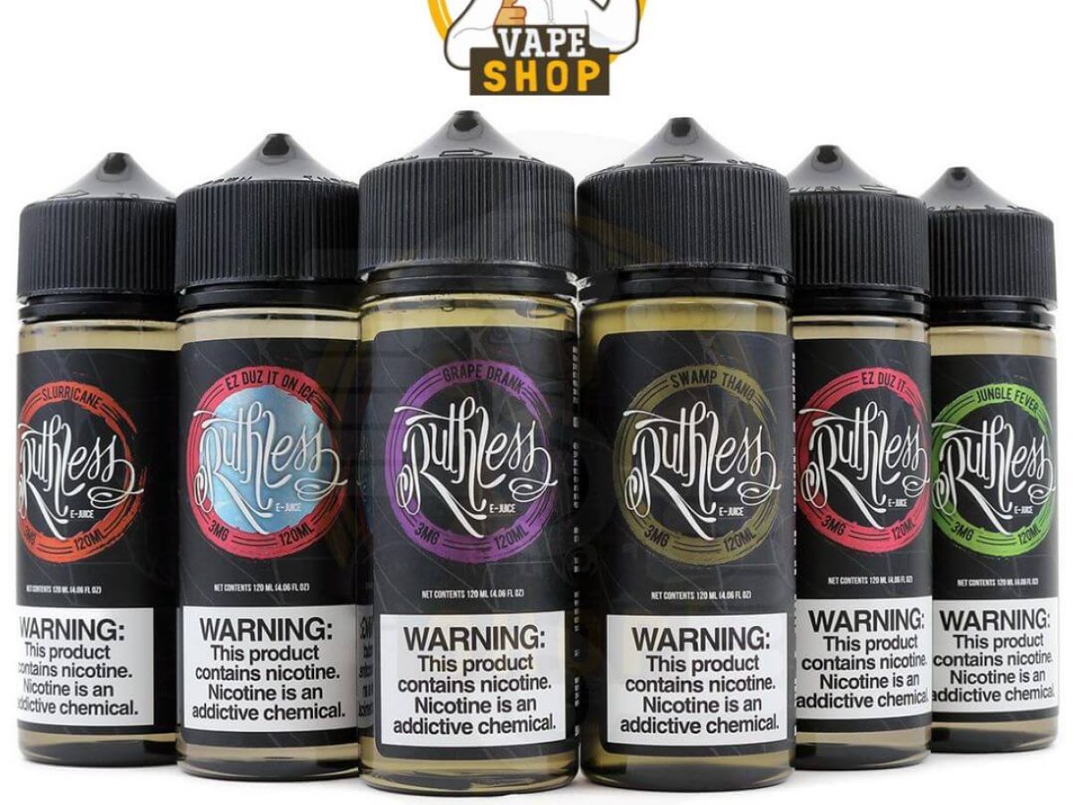 Popular Ruthless E-juice 120ML 3mg All Flavors Price in UAE