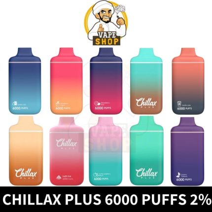 best Chillax Plus 6000 Puffs 2% Nicotine Disposable Vape in Dubai - Chillax Plus Dubai - Chillax Plus 6000 -Chillax 6000Puffs - Vape Dubai near me