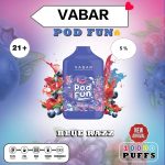 BLUE RAZZ Buy VABAR Pod Fun Disposable 10000Puffs Rechargeable vape in UAE- VABER 10000Puffs- VABER Pod Fun 10000- Vape Shop Near me Dubai