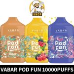 Buy VABAR Pod Fun Disposable 10000Puffs Rechargeable vape in UAE- VABER 10000Puffs- VABER Pod Fun 10000- Vape Shop Near me Dubai
