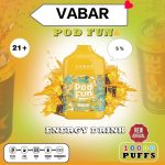 ENERGY DRINK Buy VABAR Pod Fun Disposable 10000Puffs Rechargeable vape in UAE- VABER 10000Puffs- VABER Pod Fun 10000- Vape Shop Near me Dubai