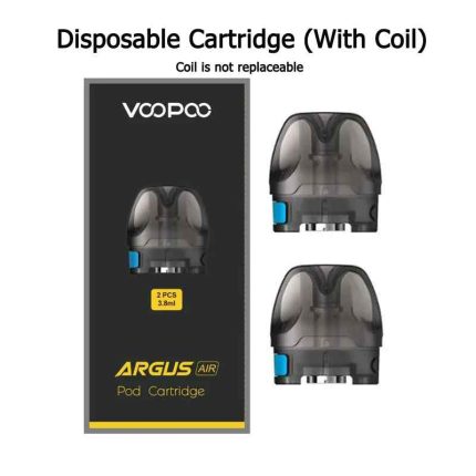 0.8 OHM MTL COIL VOOPOO Argus Air Pods 0.8ohm Pod Cartridge No Coils 3.8ml Empty Pods Replacement Pods in Dubai, UAE NEAR ME