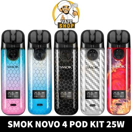 Buy SMOK Novo 4 Kit 800mAh Pod System 25W Vape Kit Starter Kit in UAE - Novo 4 Dubai - Novo 4 Kit Dubai - SMOK Vape kit shop near me