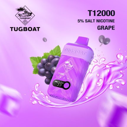 Tugboat T12000 Disposable 12000 Puffs 50Mg Grape