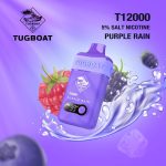 Tugboat T1200 Disposable Purple Rain Shisha Puffs 50Mg