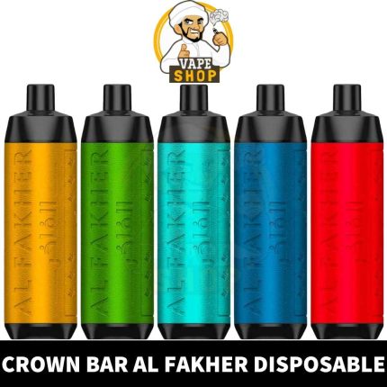 Buy CROWN BAR AL FAKHER Disposable 5% 8000Puffs Rechargeable Vape in UAE - CROWN BAR VAPE DUBAI- Vape Shop Near me Dubai CROWN BAR Al Fakher 8000 Dubai