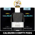 Buy Caliburn X Empty Pods of 3ml Capacity in Abu Dhabi, UAE - Caliburn X Pods shop in Dubai - Buy Empty Pods for Caliburn X Kit near me