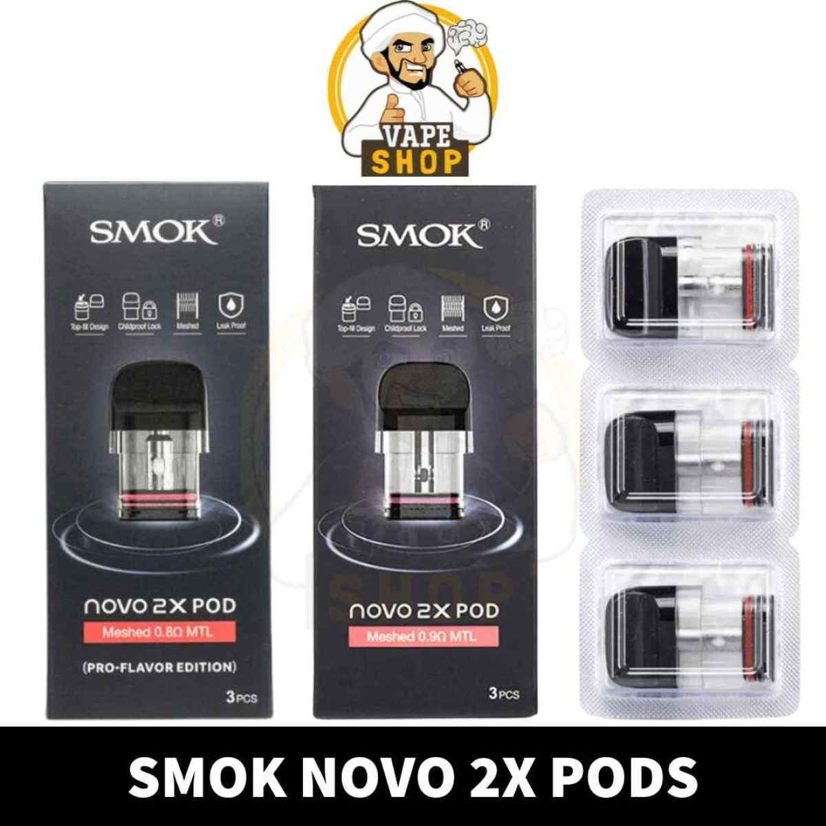 Best SMOK Novo 2X Pods Mesh MTL Cartridge Price in Dubai