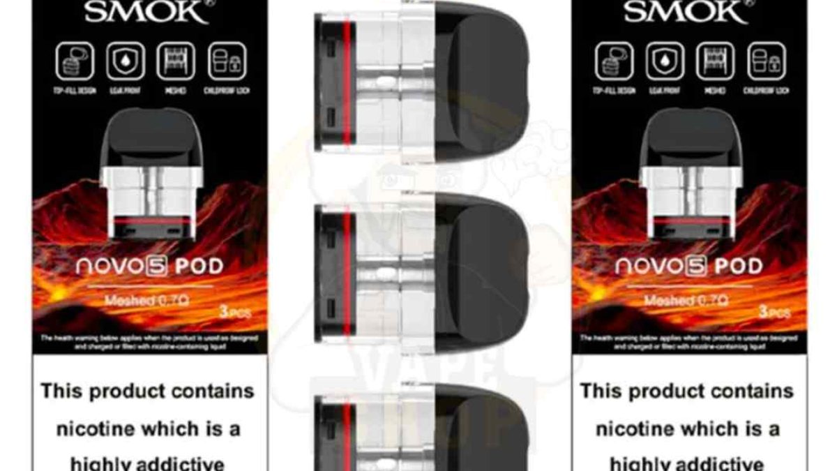 Best SMOK NOVO 5 Pods 0.7Ω Mesh MTL Cartridge in Dubai