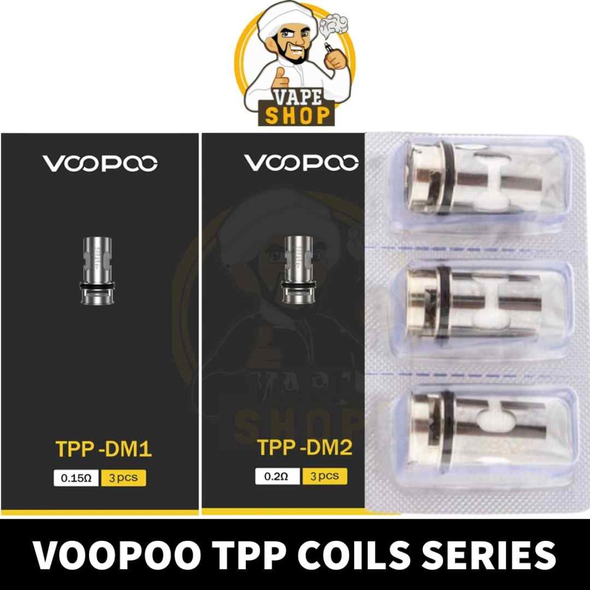 Best VOOPOO TPP Coils Series DM1 to DM4 in Dubai