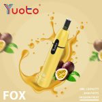 PASSION FRUIT Buy YUOTO Fox 3000 Puffs Rechargeable in UAE - YUOTO Fox Disposable 50mg Rechargeable Vape in Dubai - YUOTO 3000 Puffs vape Near Me