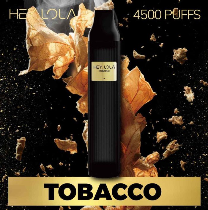 TOBACCO Buy HEY LOLA 4500 Puffs Disposable 10ml 20mg Rechargeable Vape in Abu Dhabi, UAE - HEY LOLA Disposable Buy in Dubai 1.2 ohm Near Me