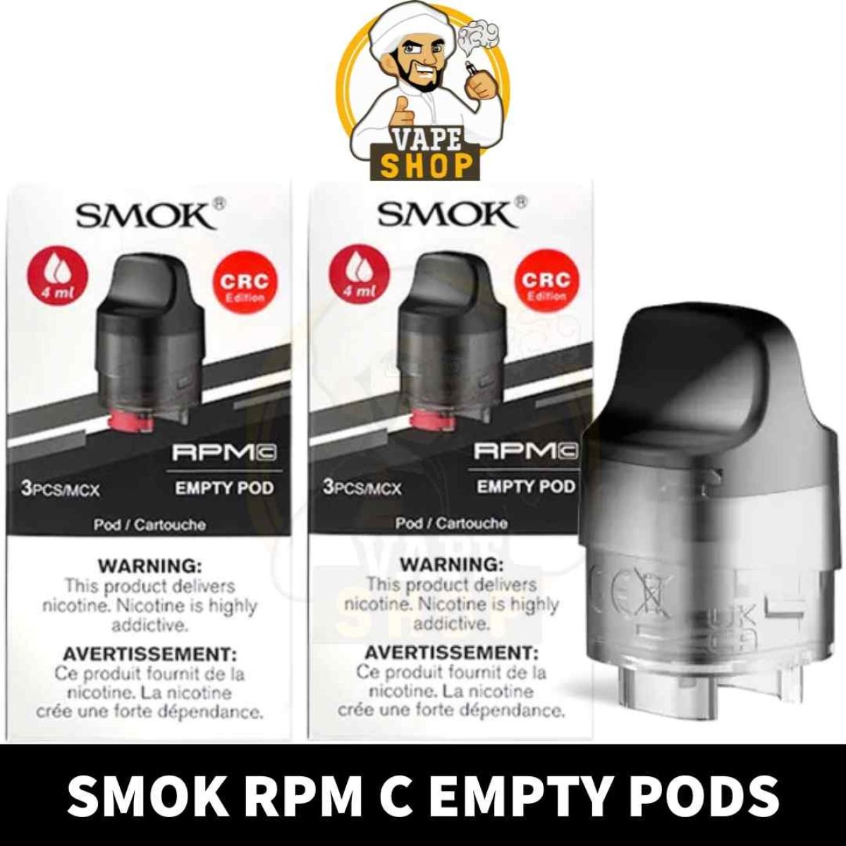 Best SMOK RPM C Empty Pods for RPM 2 Coils in Dubai