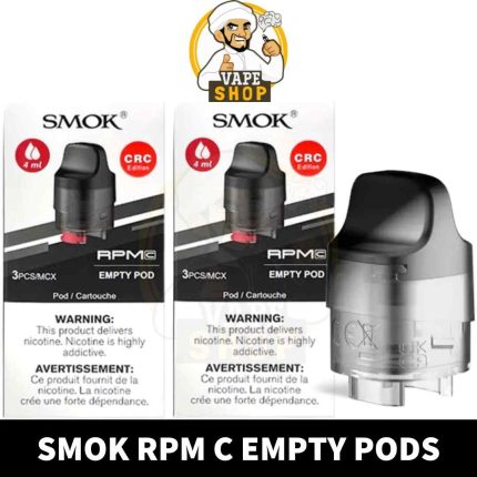 SMOK RPM C Empty Pods in UAE - RPM C Pod Cartridge in Dubai - RPM C Replacement Pod in Dubai - RPM C Empty Cartridge Shop Near Me