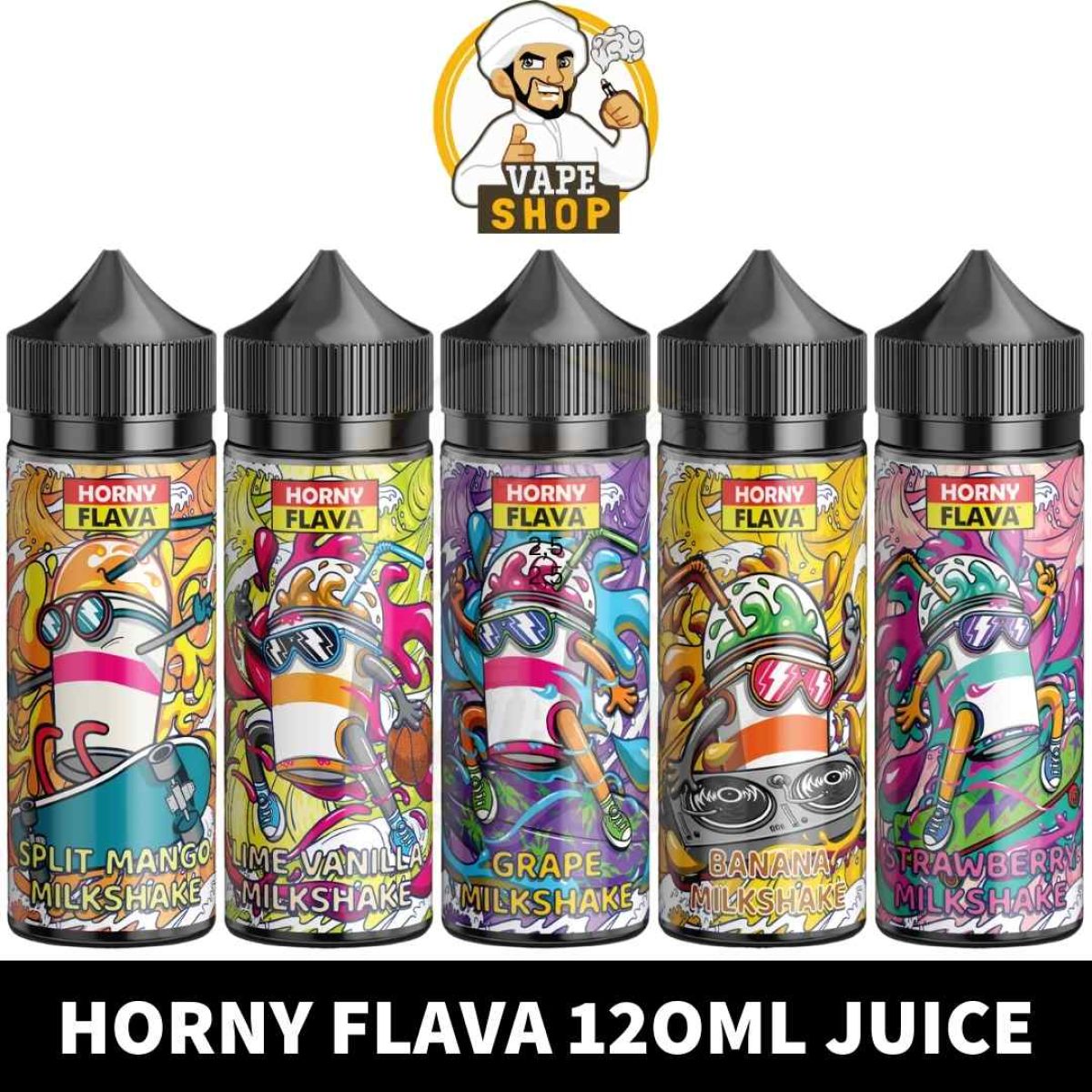 Best HORNY FLAVA 120ml 3mg Vape Juice Price in Dubai