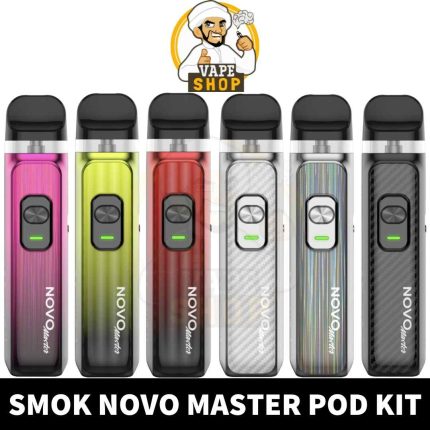 Buy SMOK Novo Master Kit 30W 1000mAh Vape kit in UAE - Available Colors_ Pink, Green, Red, Black, Silver, Silver Laser in Dubai Shop Near Me