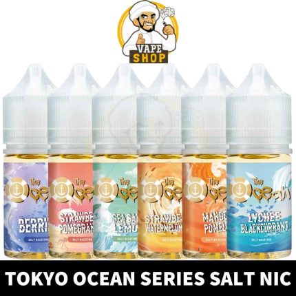 Buy TOKYO Ocean Series Salt Nic of 30ML and 35MG, 50MG Nicotine Strength in UAE - TOKYO Salt Nic Shop in Dubai - Vape Shop Near METOKYO OCEAN SERIES SALT NIC