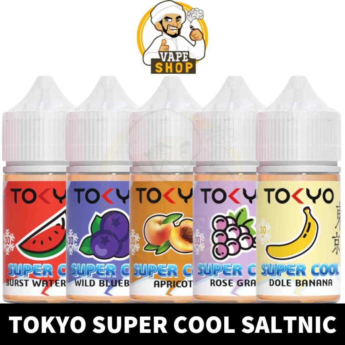 Best Tokyo Super Cool Salt Nicotine 30ml 30mg- 50mg in Dubai