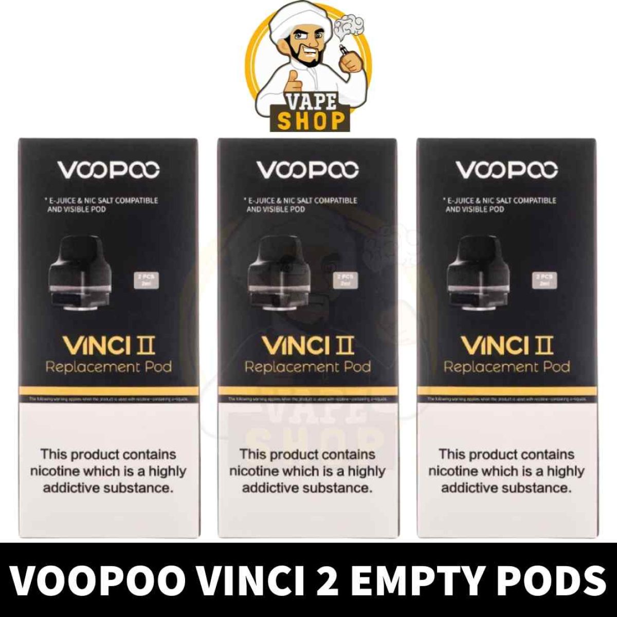 Best VOOPOO Vinci 2 Pods 6.5 ml Replacement Pods in Dubai Best VOOPOO Vinci 2 Pods 6.5 ml Replacement Pods in Dubai