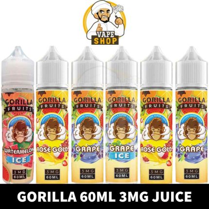 Gorilla 60ml 3mg Vape Juice in UAE - GORILLA 60ml Juice Shop in Dubai - Gorilla Vape Juice Shop in Dubai - Vape Juice Shop Near me