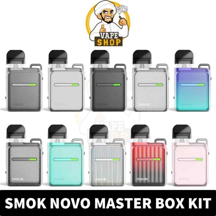 SMOK Novo Master Box Kit of 1000mAh 2ml 20W in UAE - SMOK NOVO Master Box Vape Kit Shop in Dubai - SMOK Vape Kit Shop Near Me