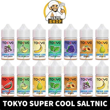 TOKYO Super Cool Salt Nicotine Vape Juice 30ml Size & 30mg and 50mg Nicotine Strength in UAE - Tokyo Super Cool SaltNic shop Near ME