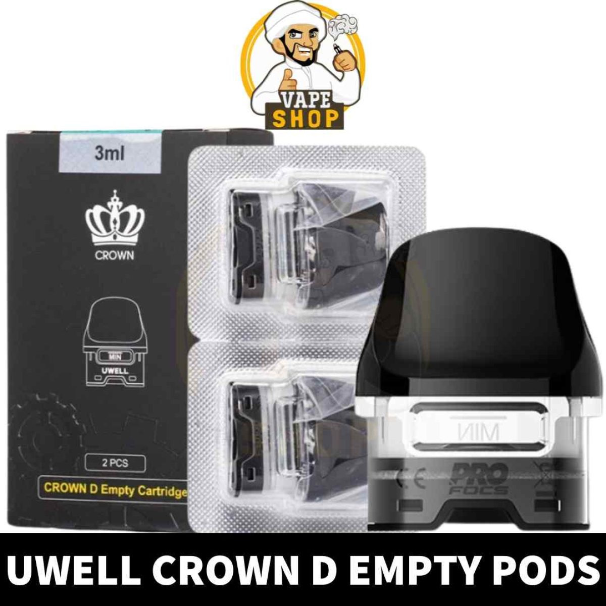 uwell crown pod cartridge Crown X Refillable Cartridge Pod | Uwell | 2pk