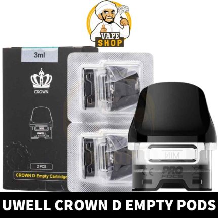 UWELL Crown D Empty Cartridge 3ml Replacement Pod in UAE - Crown D Pod Cartridge Shop in Dubai - UWELL Crown D Empty Pods Near Me