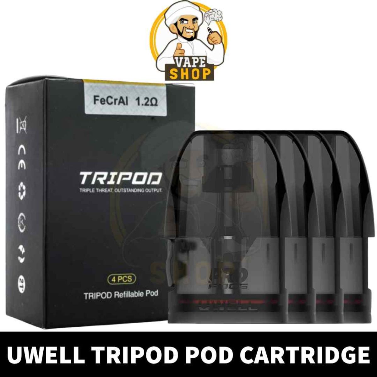 Best UWELL Tripod Pods 2ml Replacement Pod Price in Dubai Best UWELL Tripod Pods 2ml Replacement Pod Price in Dubai