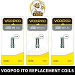 VOOPOO ITO Replacement Coils of M0 0.5ohm, M1 0.7ohm, M2 1.0ohm, M3 1.2ohm Mesh Coils in UAE - VOOPOO ITO Coils Shop Near Me